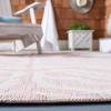 SAFAVIEH Courtyard Collection 8′ x 10′ Grey/Black CY8444 Indoor/ Outdoor Waterproof Easy Cleaning Patio Backyard Mudroom Area Rug(Ivory/Pink)