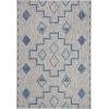 SAFAVIEH Courtyard Collection 8′ x 11′ Grey / Aqua CY8533 Indoor/ Outdoor Waterproof Easy Cleaning Patio Backyard Mudroom Area Rug(Grey/Aqua)