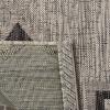 SAFAVIEH Courtyard Collection 8′ x 11′ Grey / Aqua CY8533 Indoor/ Outdoor Waterproof Easy Cleaning Patio Backyard Mudroom Area Rug(Grey/Black)