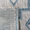 SAFAVIEH Courtyard Collection 8′ x 11′ Grey / Aqua CY8533 Indoor/ Outdoor Waterproof Easy Cleaning Patio Backyard Mudroom Area Rug(Grey/Teal)