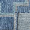 SAFAVIEH Courtyard Collection 8′ x 11′ Grey / Aqua CY8533 Indoor/ Outdoor Waterproof Easy Cleaning Patio Backyard Mudroom Area Rug(Navy/Aqua)