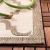 SAFAVIEH Courtyard Collection 8′ x 11′ Navy/Beige CY6009 Trellis Indoor/ Outdoor Waterproof Easy-Cleaning Patio Backyard Mudroom Area-Rug(Beige/Brown)