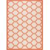SAFAVIEH Courtyard Collection 8′ x 11′ Navy/Beige CY6009 Trellis Indoor/ Outdoor Waterproof Easy-Cleaning Patio Backyard Mudroom Area-Rug(Beige/Terracotta)