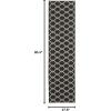 SAFAVIEH Courtyard Collection 8′ x 11′ Navy/Beige CY6009 Trellis Indoor/ Outdoor Waterproof Easy-Cleaning Patio Backyard Mudroom Area-Rug(Black/Beige)