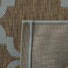 SAFAVIEH Courtyard Collection 8′ x 11′ Navy/Beige CY6009 Trellis Indoor/ Outdoor Waterproof Easy-Cleaning Patio Backyard Mudroom Area-Rug(Brown/Aqua)