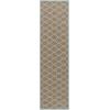 SAFAVIEH Courtyard Collection 8′ x 11′ Navy/Beige CY6009 Trellis Indoor/ Outdoor Waterproof Easy-Cleaning Patio Backyard Mudroom Area-Rug(Brown/Aqua)