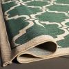 SAFAVIEH Courtyard Collection 8′ x 11′ Navy/Beige CY6009 Trellis Indoor/ Outdoor Waterproof Easy-Cleaning Patio Backyard Mudroom Area-Rug(Dark Green/Beige)