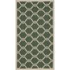 SAFAVIEH Courtyard Collection 8′ x 11′ Navy/Beige CY6009 Trellis Indoor/ Outdoor Waterproof Easy-Cleaning Patio Backyard Mudroom Area-Rug(Dark Green/Beige)