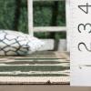 SAFAVIEH Courtyard Collection 8′ x 11′ Navy/Beige CY6009 Trellis Indoor/ Outdoor Waterproof Easy-Cleaning Patio Backyard Mudroom Area-Rug(Dark Green/Beige)