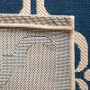 SAFAVIEH Courtyard Collection 8′ x 11′ Navy/Beige CY6009 Trellis Indoor/ Outdoor Waterproof Easy-Cleaning Patio Backyard Mudroom Area-Rug(Navy/Beige)