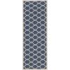 SAFAVIEH Courtyard Collection 8′ x 11′ Navy/Beige CY6009 Trellis Indoor/ Outdoor Waterproof Easy-Cleaning Patio Backyard Mudroom Area-Rug(Navy/Beige)