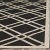 SAFAVIEH Courtyard Collection 8′ x 11′ Navy/Beige CY6923 Trellis Indoor/ Outdoor Waterproof Easy-Cleaning Patio Backyard Mudroom Area-Rug(Black/Beige)