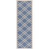 SAFAVIEH Courtyard Collection 8′ x 11′ Navy/Beige CY6923 Trellis Indoor/ Outdoor Waterproof Easy-Cleaning Patio Backyard Mudroom Area-Rug(Blue/Beige)