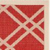 SAFAVIEH Courtyard Collection 8′ x 11′ Navy/Beige CY6923 Trellis Indoor/ Outdoor Waterproof Easy-Cleaning Patio Backyard Mudroom Area-Rug(Red/Bone)