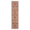 SAFAVIEH Farmhouse Collection Accent Rug – 4′ x 5’4″, Taupe & Orange, Boho Tribal Tassel Design, Non-Shedding & Easy Care, Ideal for High Traffic Areas in Entryway, Living Room, Bedroom (FMH848E)(Taupe/Orange)
