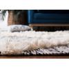 SAFAVIEH Kenya Collection Area Rug – 6′ x 9′, Silver & Ivory, Handmade Moroccan Boho Tribal Wool, Ideal for High Traffic Areas in Living Room, Bedroom (KNY455G)(Charcoal/Ivory)