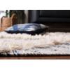 SAFAVIEH Kenya Collection Area Rug – 6′ x 9′, Silver & Ivory, Handmade Moroccan Boho Tribal Wool, Ideal for High Traffic Areas in Living Room, Bedroom (KNY455G)(Silver/Ivory)