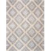 SAFAVIEH Kenya Collection Area Rug – 6′ x 9′, Silver & Ivory, Handmade Moroccan Boho Tribal Wool, Ideal for High Traffic Areas in Living Room, Bedroom (KNY455G)(Grey/Ivory)
