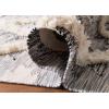 SAFAVIEH Kenya Collection Area Rug – 6′ x 9′, Silver & Ivory, Handmade Moroccan Boho Tribal Wool, Ideal for High Traffic Areas in Living Room, Bedroom (KNY455G)(Charcoal/Ivory)