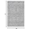 SAFAVIEH Kilim Collection Area Rug – 5′ x 8′, Black & Ivory, Handmade Moroccan Fringe Wool, Ideal for High Traffic Areas in Living Room, Bedroom (KLM521A)(Black/Ivory)