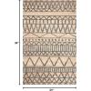SAFAVIEH Kilim Collection Area Rug – 5′ x 8′, Blue & Beige, Handmade Moroccan Boho Jute & Cotton, Ideal for High Traffic Areas in Living Room, Bedroom (KLM752H)(Natural/Charcoal)