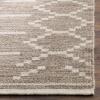SAFAVIEH Kilim Collection Area Rug – 5′ x 8′, Grey & Ivory, Handmade Flat Weave Wool, Ideal for High Traffic Areas in Living Room, Bedroom (KLM353A)(Grey/Ivory)