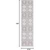 SAFAVIEH Kilim Collection Area Rug – 5′ x 8′, Grey & Ivory, Handmade Moroccan Boho Rustic Cotton, Ideal for High Traffic Areas in Living Room, Bedroom (KLM851F)(Grey/Ivory)