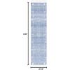SAFAVIEH Kilim Collection Area Rug – 6′ x 9′, Blue & Ivory, Flat Weave Rustic Boho Tribal Design, Non-Shedding & Easy Care, Ideal for High Traffic Areas in Living Room, Bedroom (KLM763M)(Blue/Ivory)