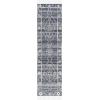 SAFAVIEH Kilim Collection Area Rug – 6′ x 9′, Blue & Ivory, Flat Weave Rustic Boho Tribal Design, Non-Shedding & Easy Care, Ideal for High Traffic Areas in Living Room, Bedroom (KLM763M)(Black/Ivory)