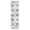 SAFAVIEH Moroccan Tassel Shag Collection Area Rug – 5’3″ x 7’6″, Grey & Ivory, Boho Design, Non-Shedding & Easy Care, 2-inch Thick Ideal for High Traffic Areas in Living Room, Bedroom (MTS661F)(Grey/Ivory)