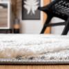 SAFAVIEH Moroccan Tassel Shag Collection Area Rug – 5’3″ x 7’6″, Grey & Ivory, Boho Design, Non-Shedding & Easy Care, 2-inch Thick Ideal for High Traffic Areas in Living Room, Bedroom (MTS661F)(Grey/Ivory)