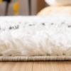 SAFAVIEH Moroccan Tassel Shag Collection Area Rug – 5’3″ x 7’6″, Ivory & Light Grey, Boho, Non-Shedding & Easy Care, 1.5-inch Thick Ideal for High Traffic Areas in Living Room, Bedroom (MTS335B)(Ivory/Dark Grey)