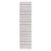 SAFAVIEH Moroccan Tassel Shag Collection Area Rug – 5’5″ x 7’7″, Ivory & Light Blue, 0.75-inch Thick Ideal for High Traffic Areas in Living Room, Bedroom (MTS484C)(Ivory/Beige)