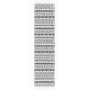 SAFAVIEH Moroccan Tassel Shag Collection Area Rug – 5’5″ x 7’7″, Ivory & Light Blue, 0.75-inch Thick Ideal for High Traffic Areas in Living Room, Bedroom (MTS484C)(Ivory/Black)