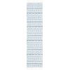 SAFAVIEH Moroccan Tassel Shag Collection Area Rug – 5’5″ x 7’7″, Ivory & Light Blue, 0.75-inch Thick Ideal for High Traffic Areas in Living Room, Bedroom (MTS484C)(Ivory/Light Blue)
