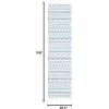 SAFAVIEH Moroccan Tassel Shag Collection Area Rug – 5’5″ x 7’7″, Ivory & Light Blue, 0.75-inch Thick Ideal for High Traffic Areas in Living Room, Bedroom (MTS484C)(Ivory/Light Blue)