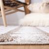 SAFAVIEH Moroccan Tassel Shag Collection Area Rug – 5’5″ x 7’7″, Ivory & Light Blue, 0.75-inch Thick Ideal for High Traffic Areas in Living Room, Bedroom (MTS484C)(Ivory/Beige)