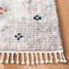 SAFAVIEH Morocco Collection Accent Rug – 4′ x 6′, Ivory & Multi, Moroccan Boho Tribal Design, Non-Shedding & Easy Care, Ideal for High Traffic Areas in Entryway, Living Room, Bedroom (MRC954A)(Ivory/Multi)