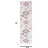 SAFAVIEH Morocco Collection Accent Rug – 4′ x 6′, Ivory & Multi, Moroccan Boho Tribal Design, Non-Shedding & Easy Care, Ideal for High Traffic Areas in Entryway, Living Room, Bedroom (MRC954A)(Ivory/Multi)