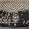 SAFAVIEH Outdoor Area Rug 8×10 – Beach House Collection – Large – Coastal Design, Black & Beige, Weather Resistant, Non-Shedding & Easy Cleaning, Ideal for Patio, Backyard, Dining Space (BHS414Z)(Black/Beige)