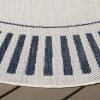 SAFAVIEH Outdoor Area Rug 8×10 – Beach House Collection – Large – Coastal Design, Ivory & Navy, Weather Resistant, Non-Shedding & Easy Cleaning, Ideal for Patio, Backyard, Deck, Dining Space (BHS420N)(Ivory/Navy)