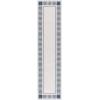 SAFAVIEH Outdoor Area Rug 8×10 – Beach House Collection – Large – Coastal Design, Ivory & Navy, Weather Resistant, Non-Shedding & Easy Cleaning, Ideal for Patio, Backyard, Deck, Dining Space (BHS420N)(Ivory/Navy)