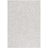 SAFAVIEH Outdoor Area Rug 8×10 – Beach House Collection – Large – Modern Design, Grey & Ivory, Weather Resistant, Non-Shedding & Easy Cleaning, Ideal for Patio, Backyard, Deck, Dining Space (BHS418F)(Grey/Ivory)