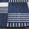 SAFAVIEH Outdoor Area Rug 8×10 – Beach House Collection – Large – Modern Design, Navy & Ivory, Weather Resistant, Non-Shedding & Easy Cleaning, Ideal for Patio, Backyard, Deck, Dining Space (BHS402N)(Navy/Ivory)