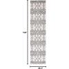 SAFAVIEH Tulum Collection Area Rug – 5’5″ x 7’7″, Dark Grey & Ivory, Moroccan Boho Tribal Design, Non-Shedding & Easy to Clean, Ideal for Living Room, Bedroom, Dining Space (TUL634F)(Dark Grey/Ivory)