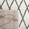 SAFAVIEH Tulum Collection Area Rug – 5’5″ x 7’7″, Ivory & Black, Moroccan Boho Tribal Design, Non-Shedding & Easy to Clean, Ideal for Living Room, Bedroom, Dining Space (TUL650A)(Ivory/Black)