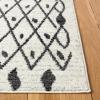SAFAVIEH Tulum Collection Area Rug – 5’5″ x 7’7″, Ivory & Black, Moroccan Boho Tribal Design, Non-Shedding & Easy to Clean, Ideal for Living Room, Bedroom, Dining Space (TUL650A)(Ivory/Black)