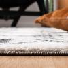 SAFAVIEH Tunisia Collection Area Rug – 5’3″ x 7’7″, Aqua & Ivory, Moroccan Tribal Design, Non-Shedding & Easy Care, Ideal for High Traffic Areas in Living Room, Bedroom (TUN736J)(Ivory/Black)