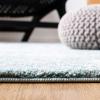 SAFAVIEH Tunisia Collection Area Rug – 5’3″ x 7’7″, Aqua & Ivory, Moroccan Tribal Design, Non-Shedding & Easy Care, Ideal for High Traffic Areas in Living Room, Bedroom (TUN736J)(Aqua/Ivory)