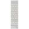 SAFAVIEH Tunisia Collection Area Rug – 5’3″ x 7’7″, Black & Ivory, Moroccan Tribal Design, Non-Shedding & Easy Care, Ideal for High Traffic Areas in Living Room, Bedroom (TUN737Z)(Ivory/Black)
